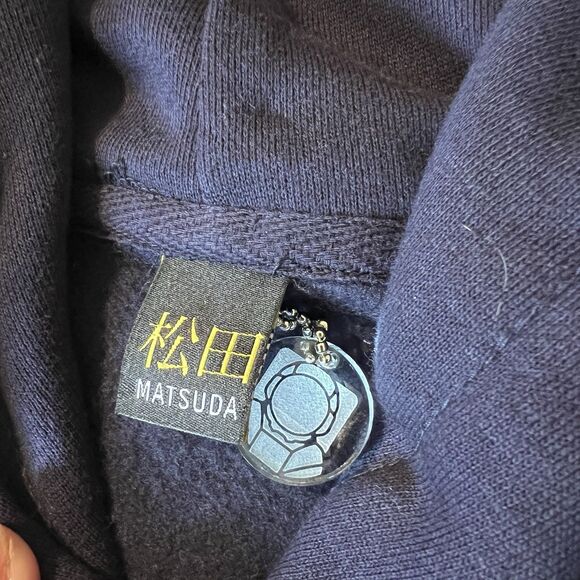 Dan Matsuda Sample Oni Graphic Skull Pullover Hoodie Japanese Astronaut Size M - Picture 5 of 7